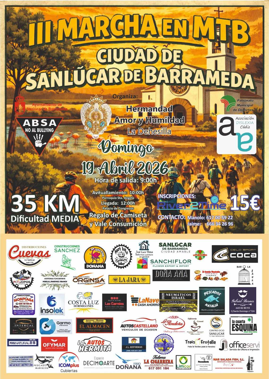 III MARCHA MTB CIUDAD DE SANLUCAR - Inscríbete