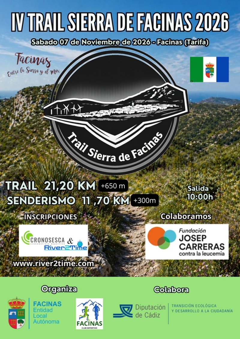 IV TRAIL SIERRA DE FACINAS 2026 - Inscríbete