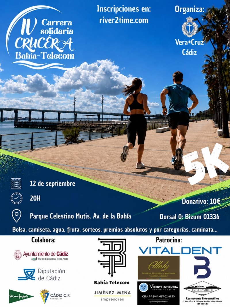 IV CARRERA SOLIDARIA CRUCERA BAHÍA TELECOM - Inscríbete