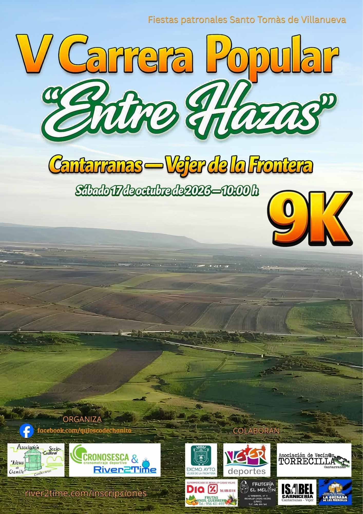 V CARRERA POPULAR “HAZAS DE LA SUERTE” - Inscríbete