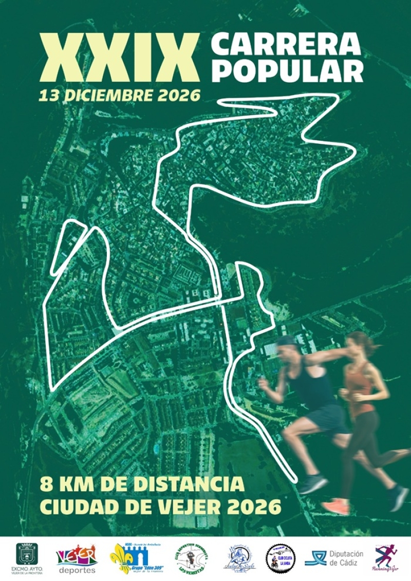 XXIX CARRERA POPULAR VEJER DE LA FRONTERA - Inscríbete